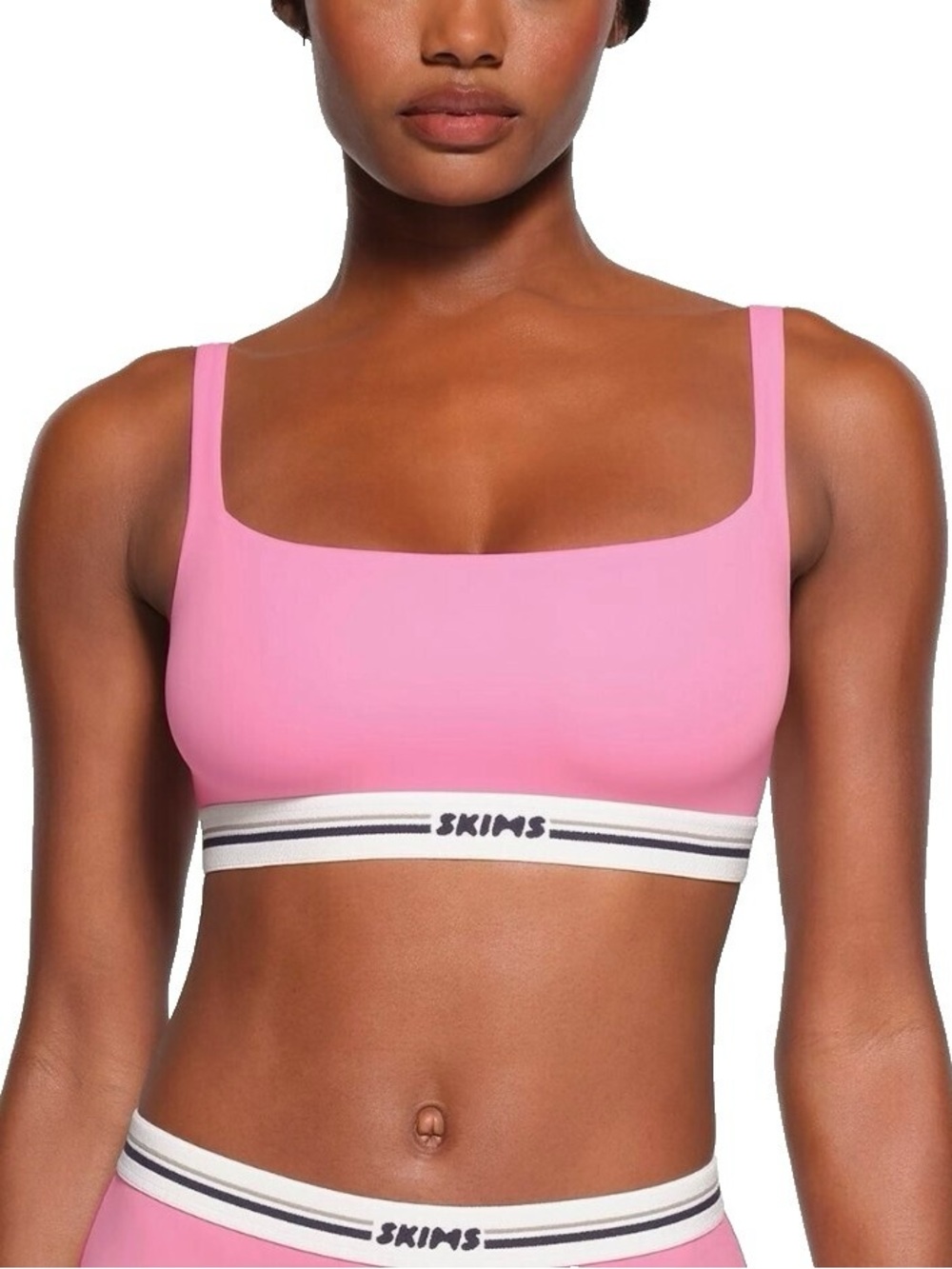 NWT_SKIMS Fits Everybody Logo Scoop Bralette